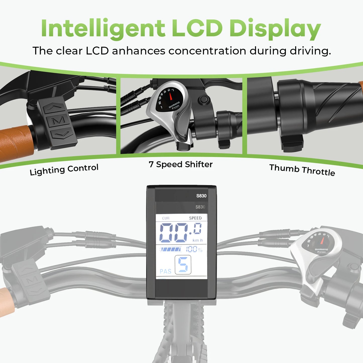 26 Inch Step Thru Electric Bicycle EK2 With Removable Lithium Battery 1000W