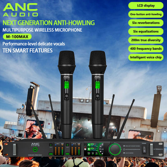 High-End Wireless Microphone with True Diversity Performance - Antland Marketplace