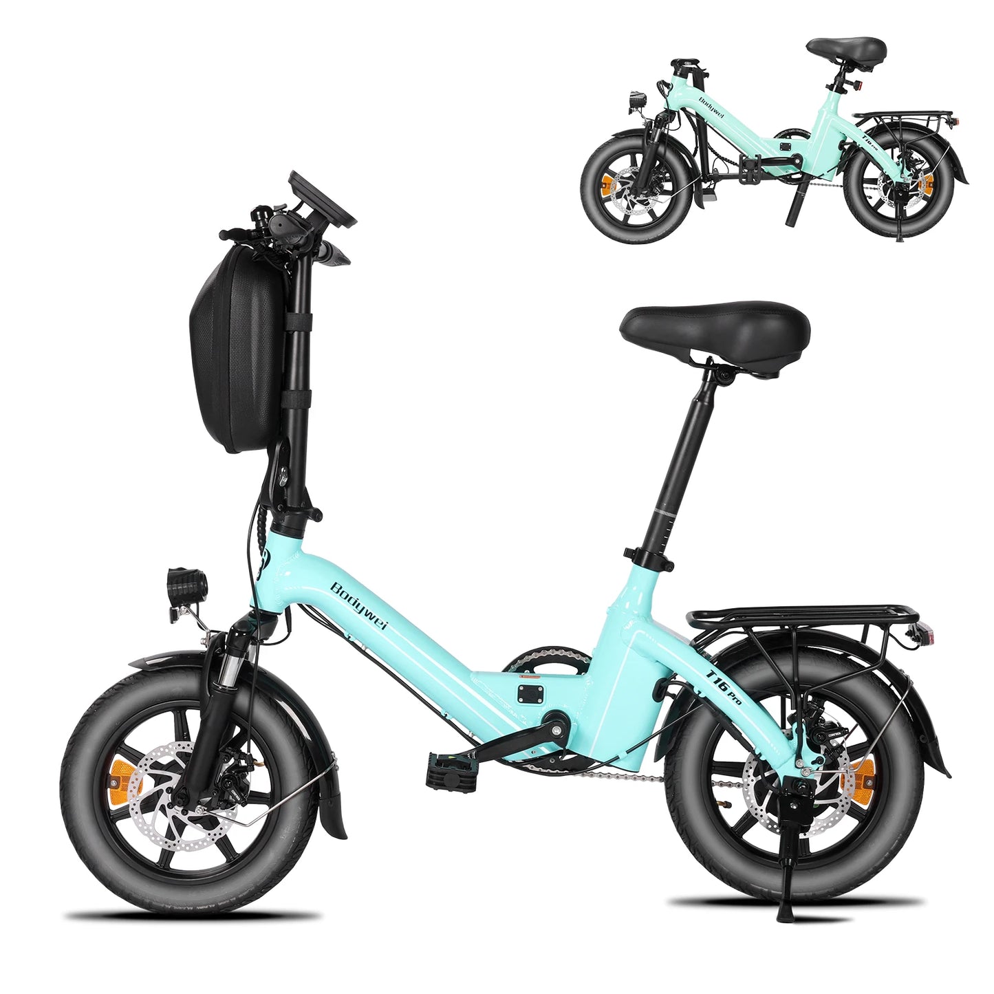 Bodywel T16PRO 14 Inch Foldable Electric Bike 250W 36V City E Bike