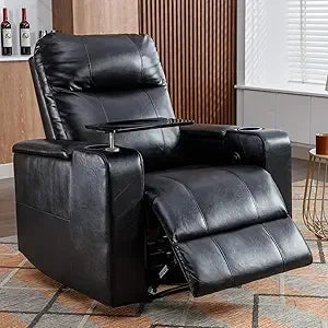 Power Recliner Chair with USB Ports and Swivel Tray Table - Antland Marketplace