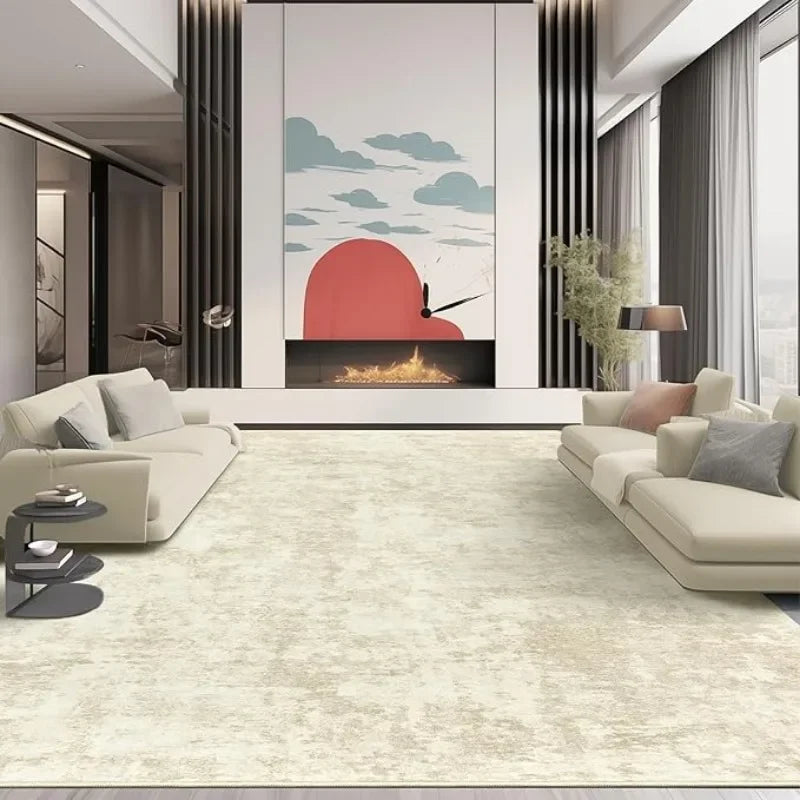 Modern Abstract Washable 8x10 Area Rug For Living Room