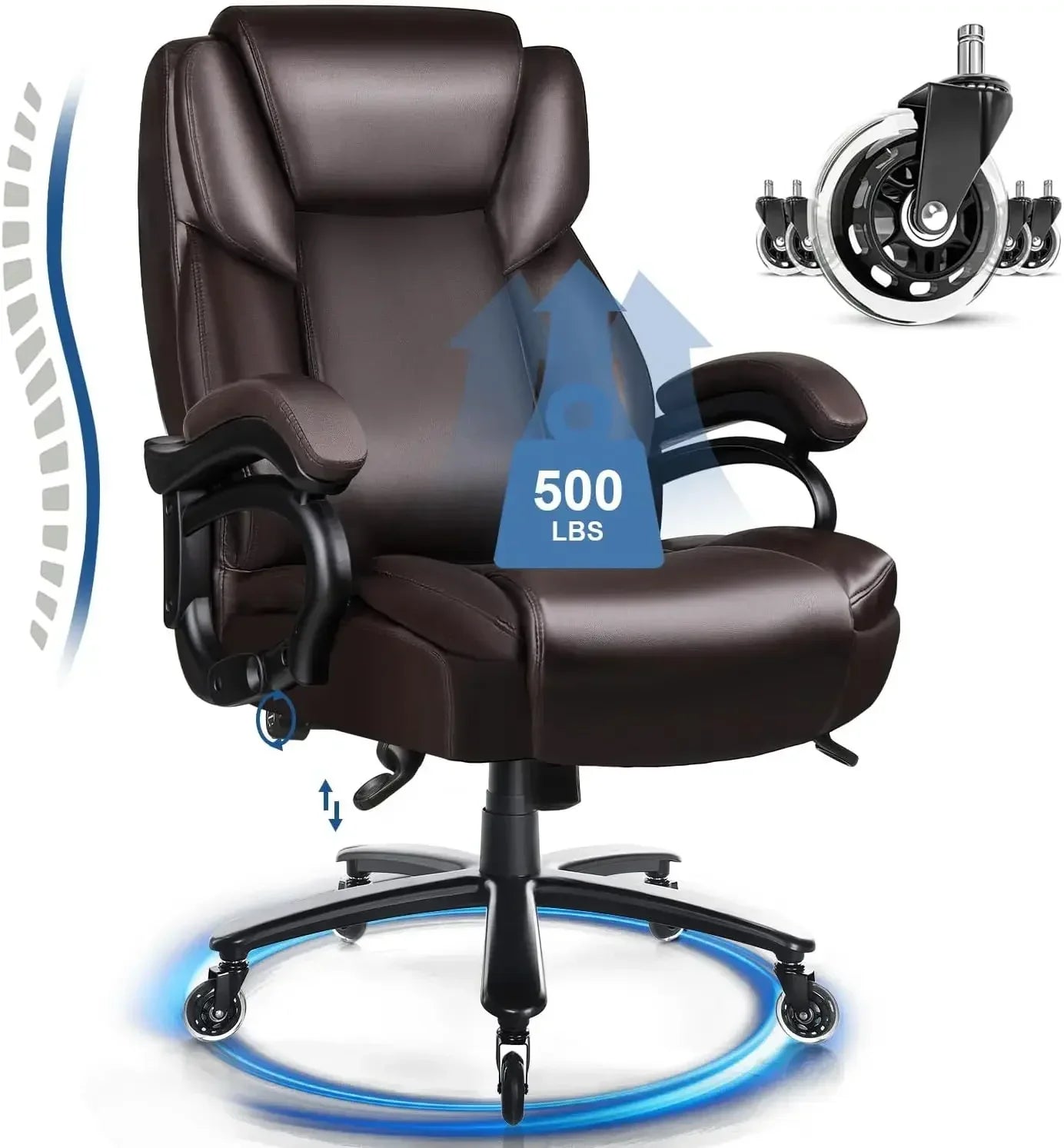 Heavy Duty Office Chair for Big and Tall Comfort - Antland Marketplace