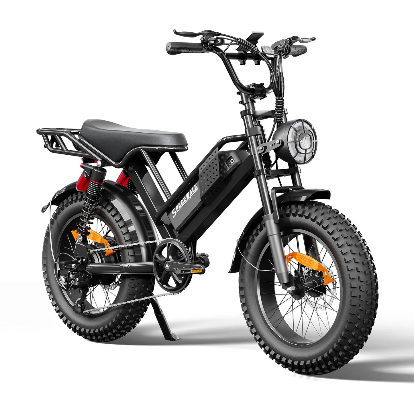 Spacewalk 750W Electric Dirt Bike for Adults All Terrain Fat Tire 7 Speed