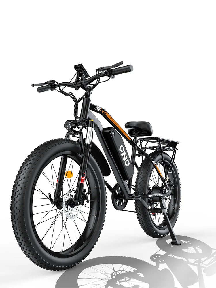 QNQ Q26 Electric Fat Tire Bike 1500W 48V 15Ah Battery Snow E Bike