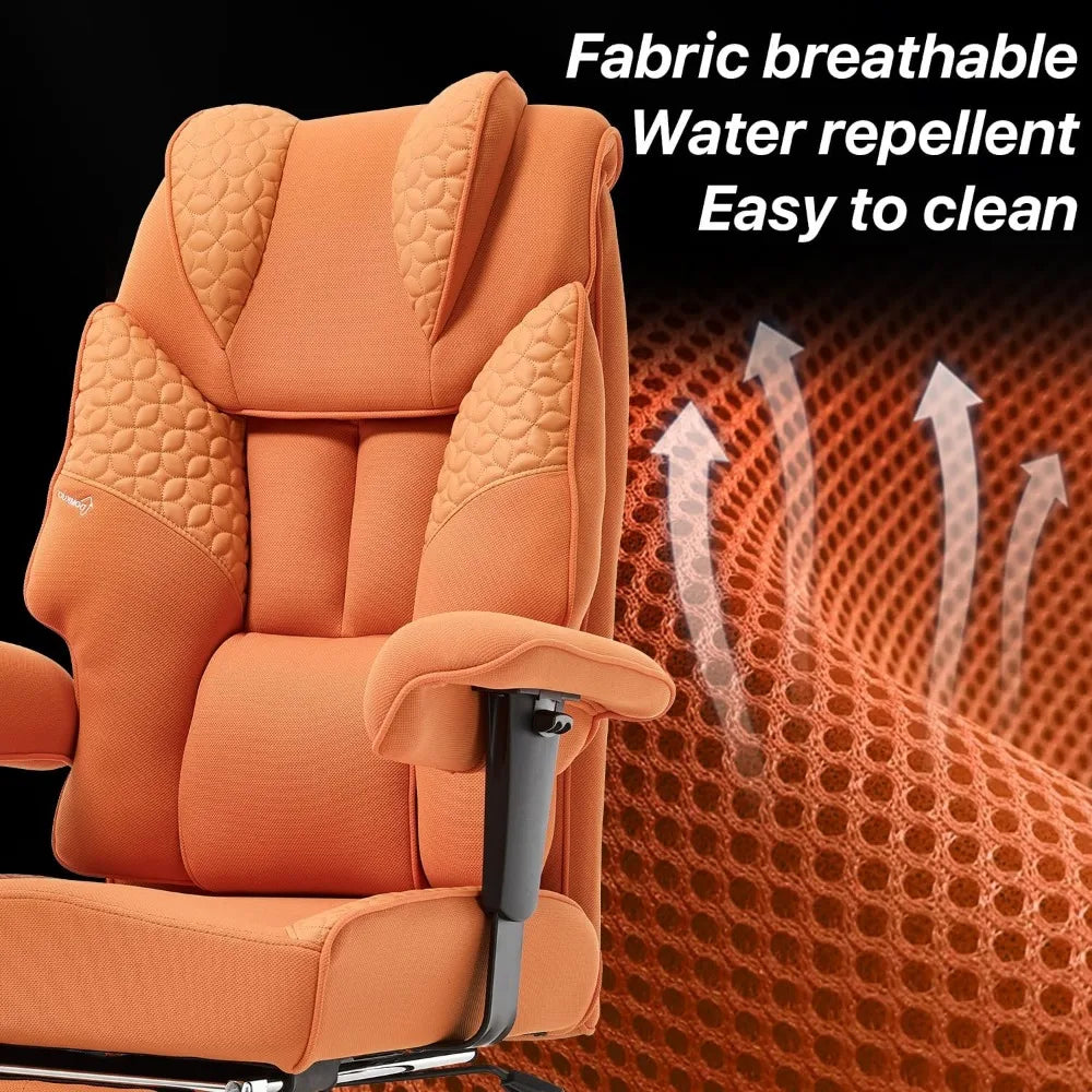 Big and Tall Ergonomic Office Chair with Footrest - Antland Marketplace