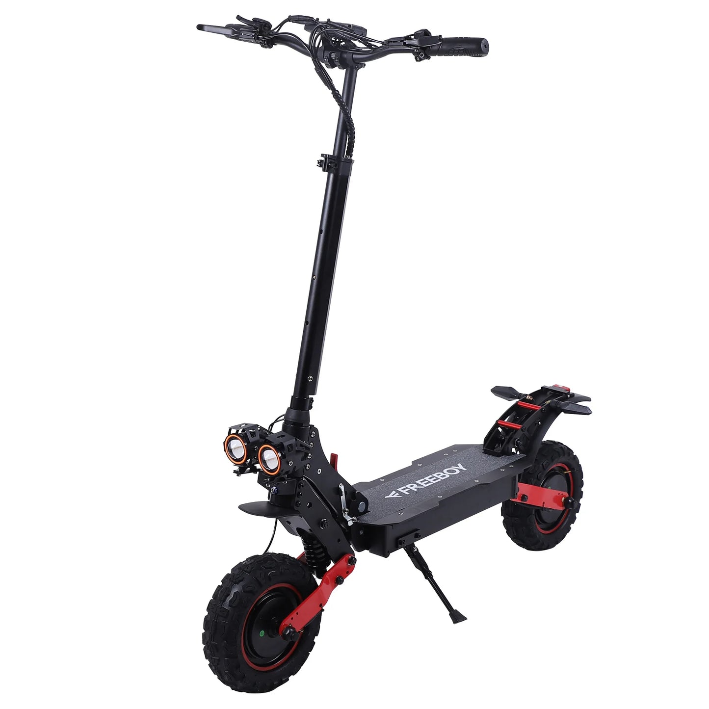 Electric Scooter 2400W Dual Motor 35 MPH 40 To 60km Range Dual Suspension