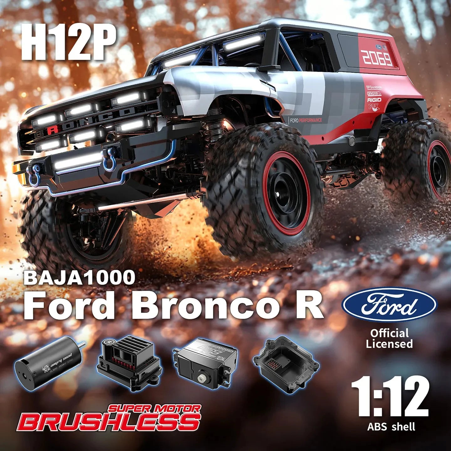 MJX H12P Brushless High Speed RC Car Four Wheel RTR