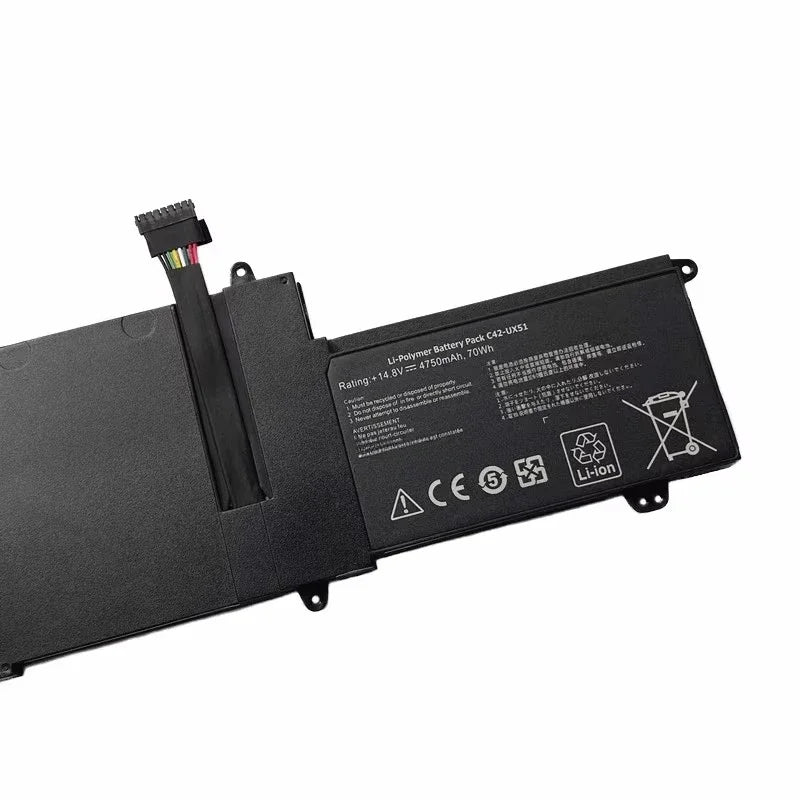 C42UX51 Laptop Battery For ASUS ZenBook U500 UX51 14.8V 70Wh
