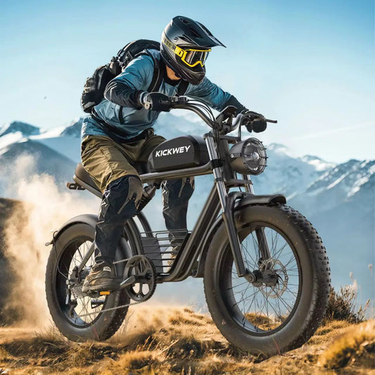 Kickwey K7 1500W Electric Bike 48V 23Ah Fat Tire Mountain