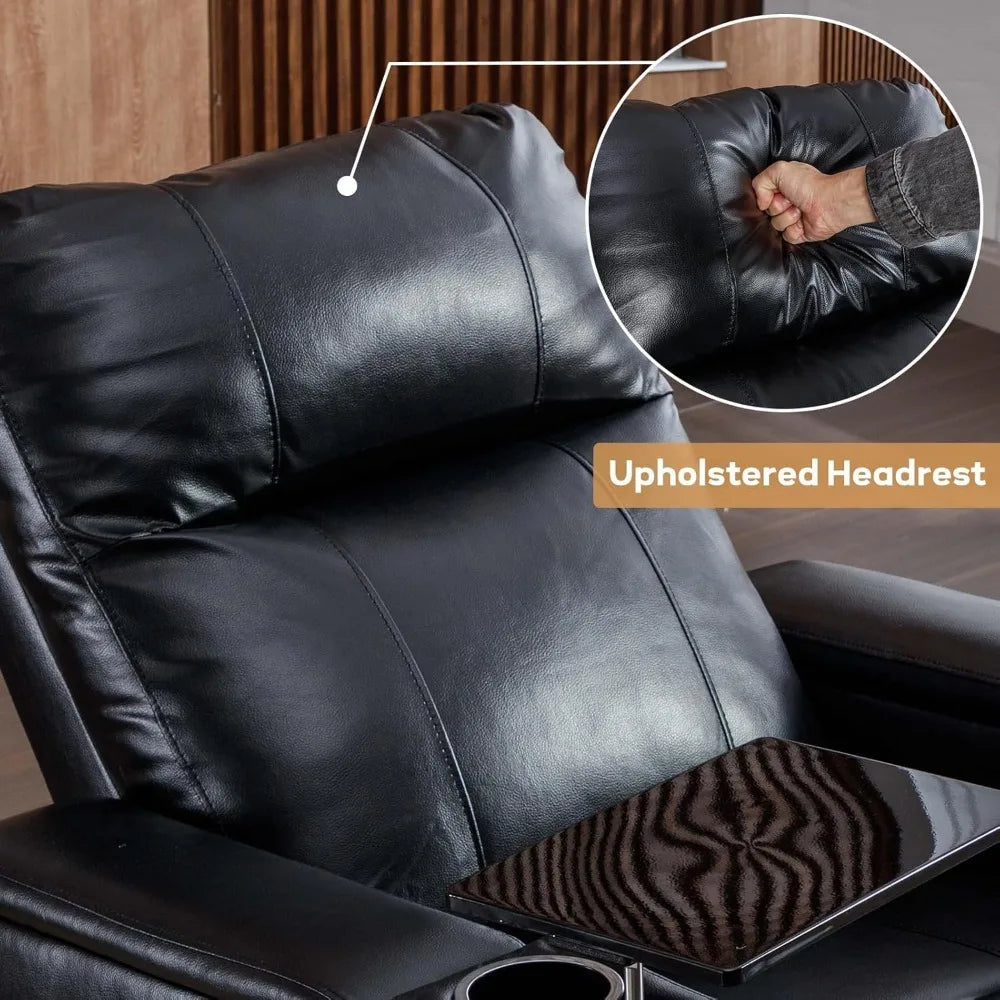 Power Recliner Chair with USB Ports and Swivel Tray Table - Antland Marketplace