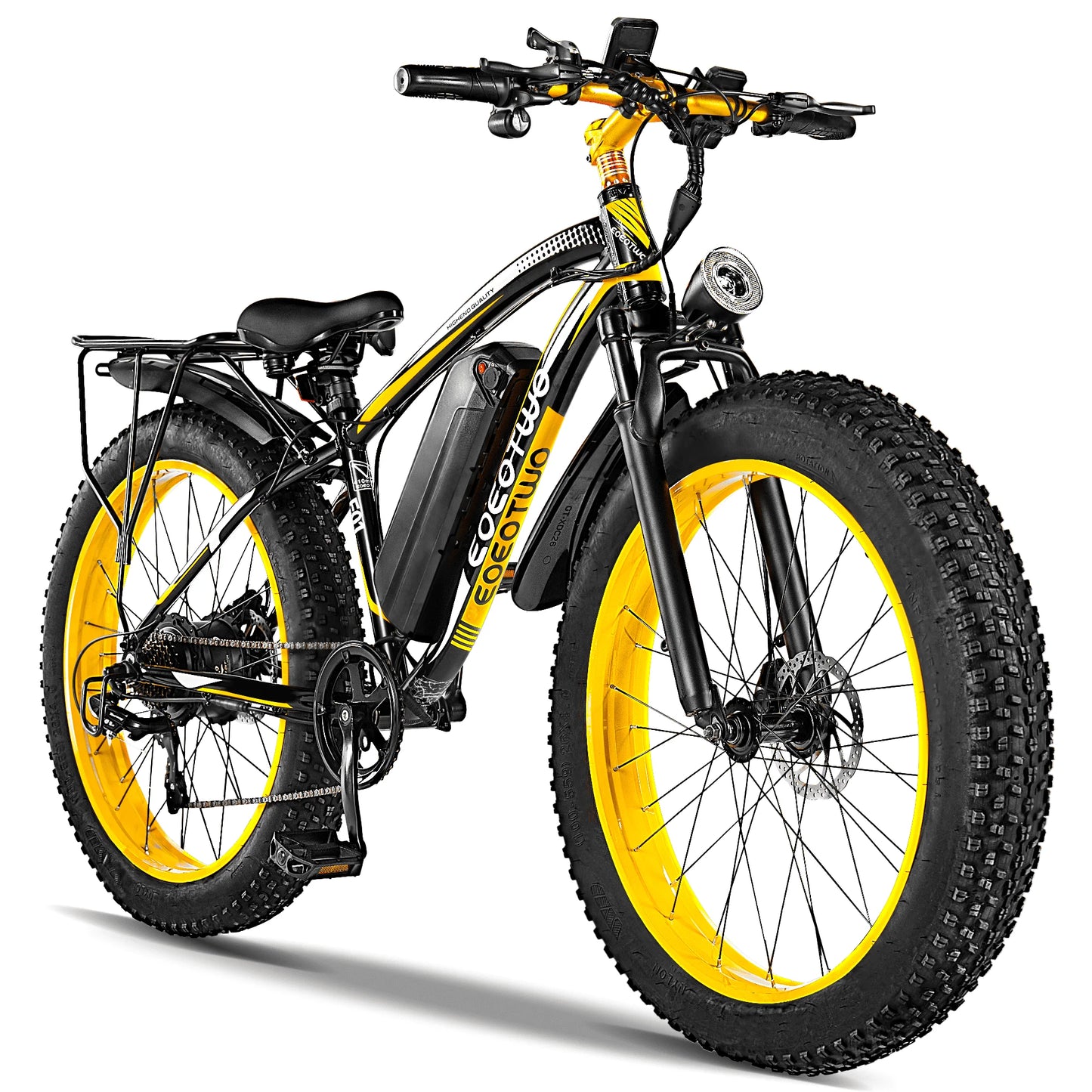 EOEOTWO E01 1500W Fat Tire Electric Bike 34MPH 60 Miles With 1 Year Warranty