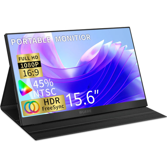 HDRinch 15.6 Inch Portable Monitor USB C HDMI 1080p