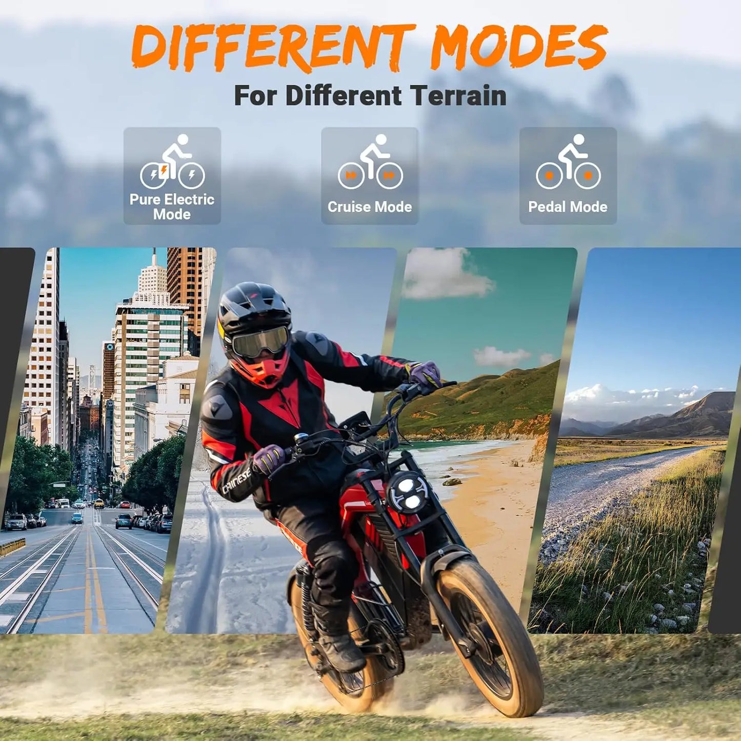 Luckeep M5 Max 2000W Electric Fat Tire Bike 52V Battery