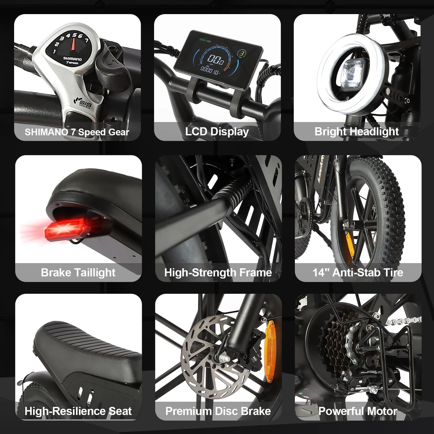 NFC Unlock Electric Bike 2000W Dual Power 60V And 48V 60 To 100 Mile Range