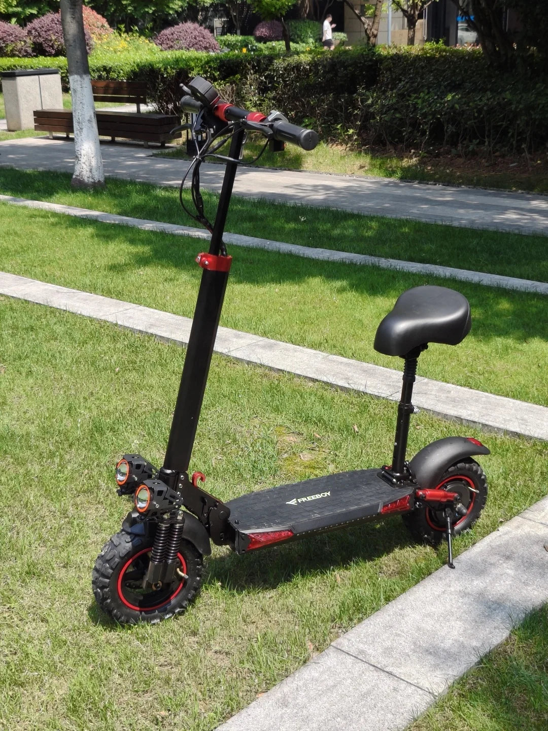 11 Inch Foldable Dual Suspension Electric Scooter 48V 21Ah Fast 55kmh