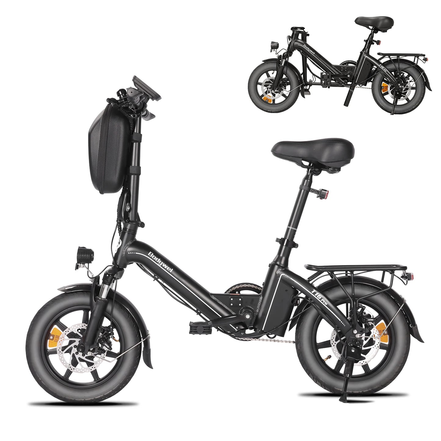 Bodywel T16PRO 14 Inch Foldable Electric Bike 250W 36V City E Bike