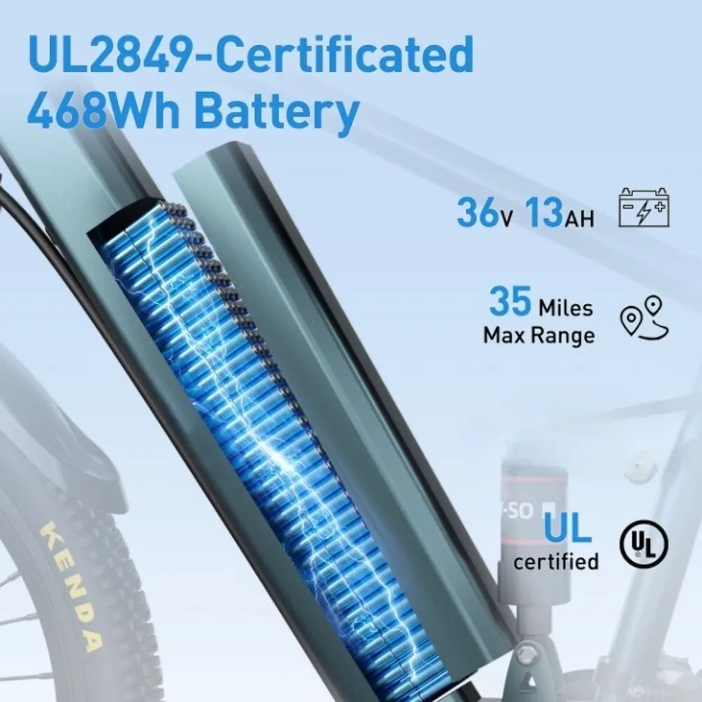 Adults Electric Mountain Bike 26 500W Ebike 36V Battery