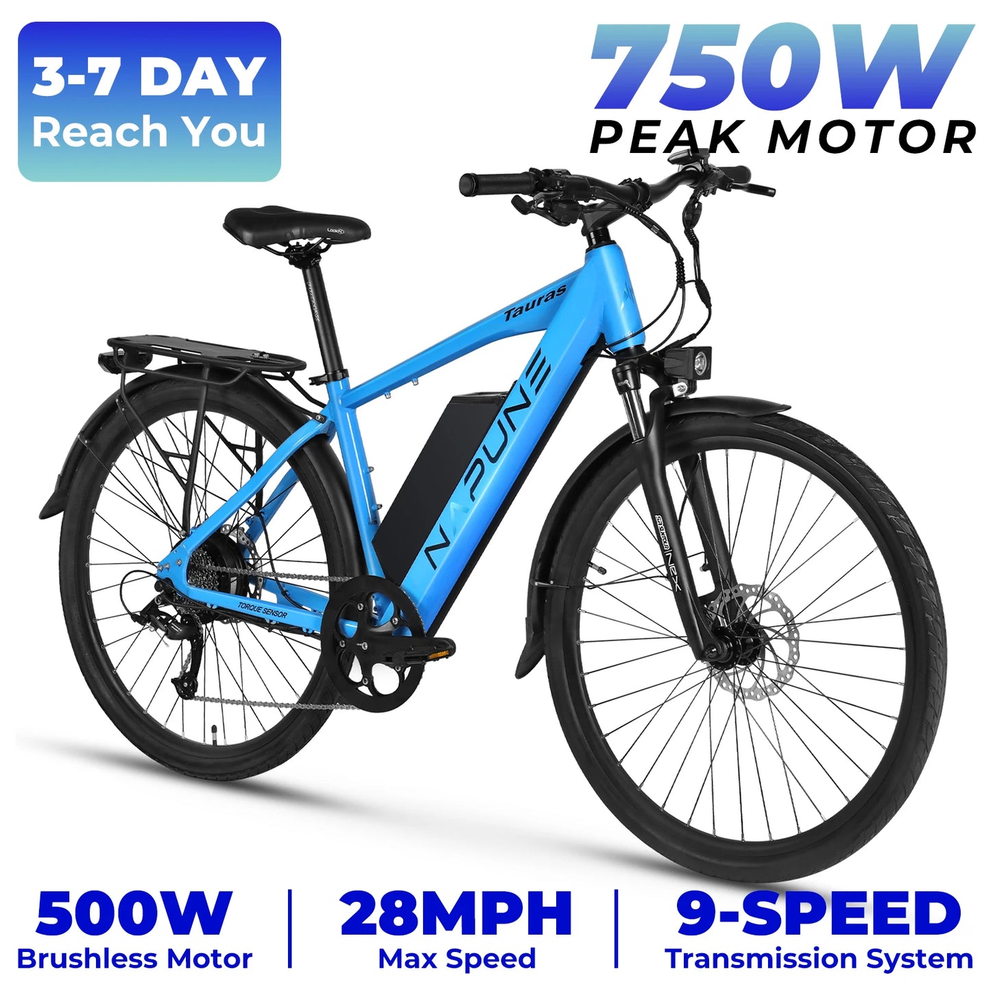 26 Inch Electric Mountain Bike 750W Front Suspension Lcd Display For Adult