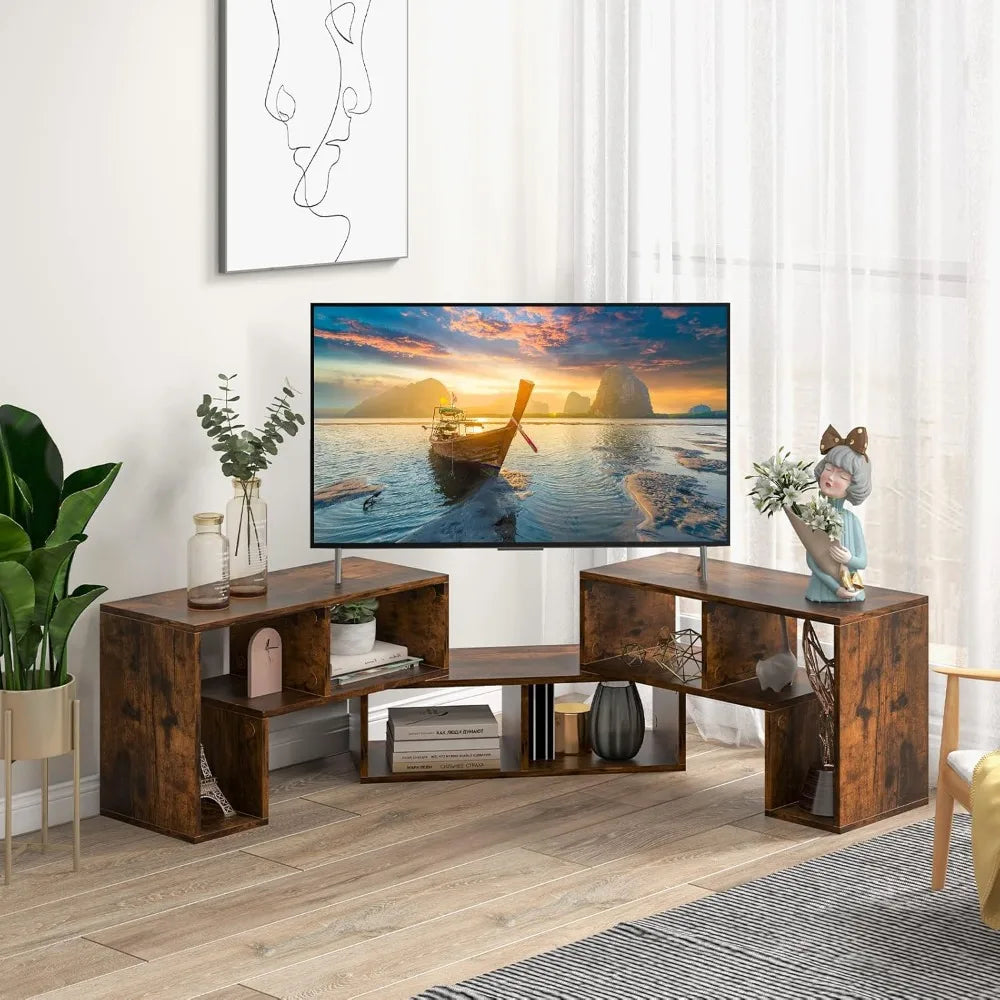 Three Piece Console TV Stand Free Combination Center