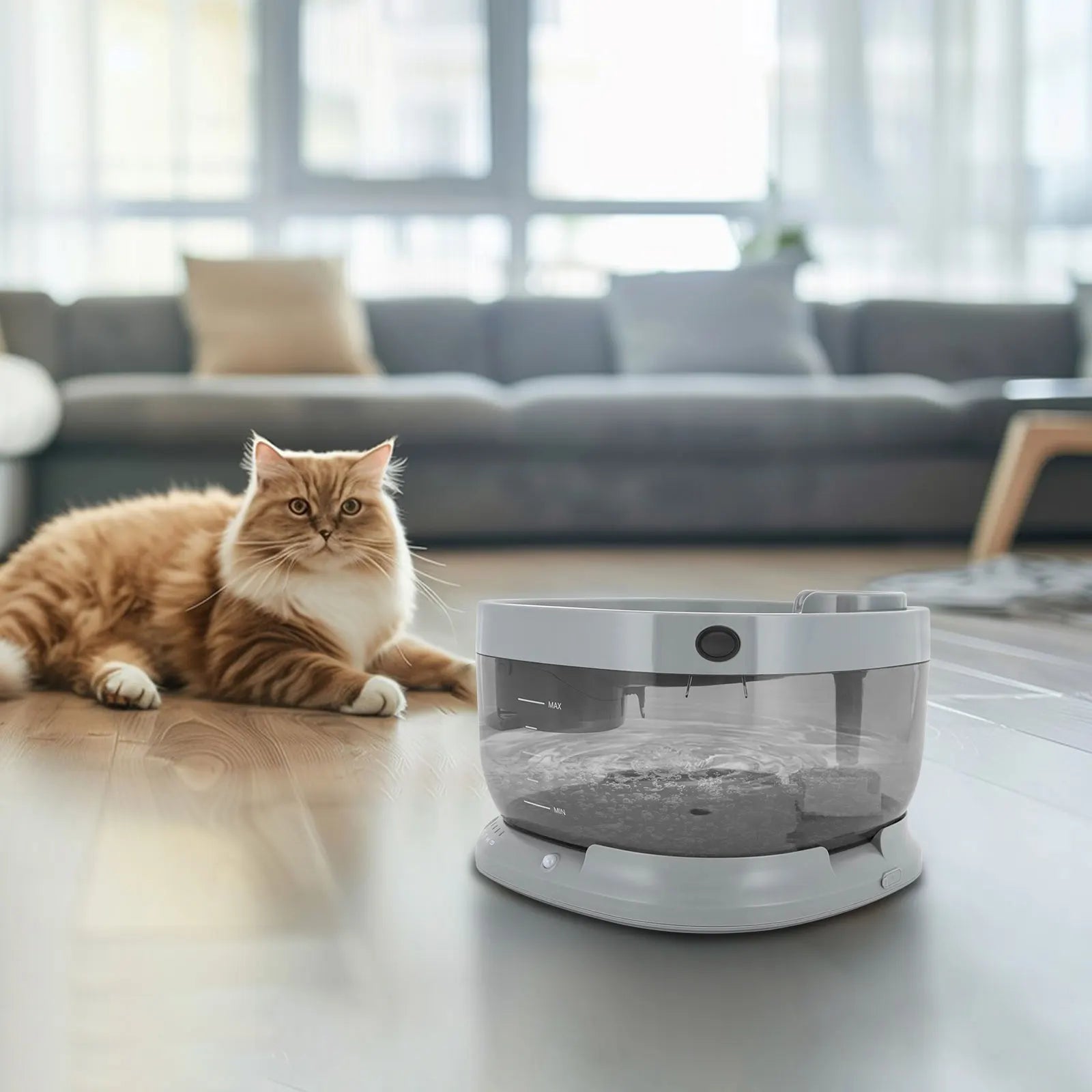 Pet Cat Water Fountain 1.85 Gallon Low Noise Design - Antland Marketplace