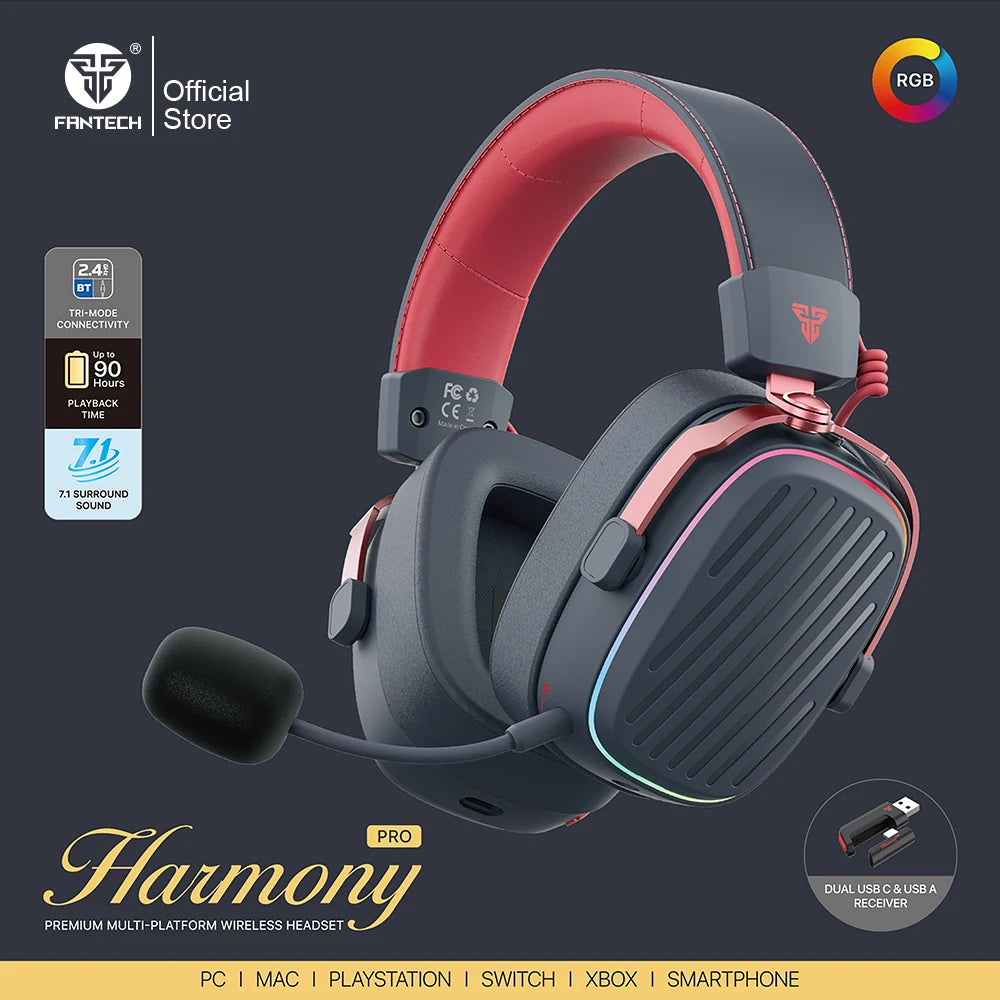 FANTECH Harmony Pro Wireless Headset with Microphone - Antland Marketplace