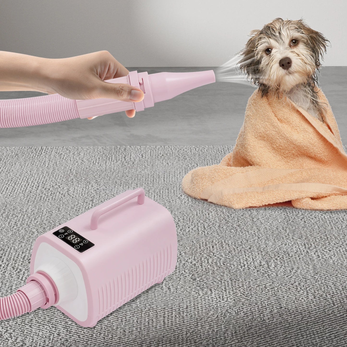 Professional Pet Hair Dryer 2100W Adjustable Speed Settings - Antland Marketplace