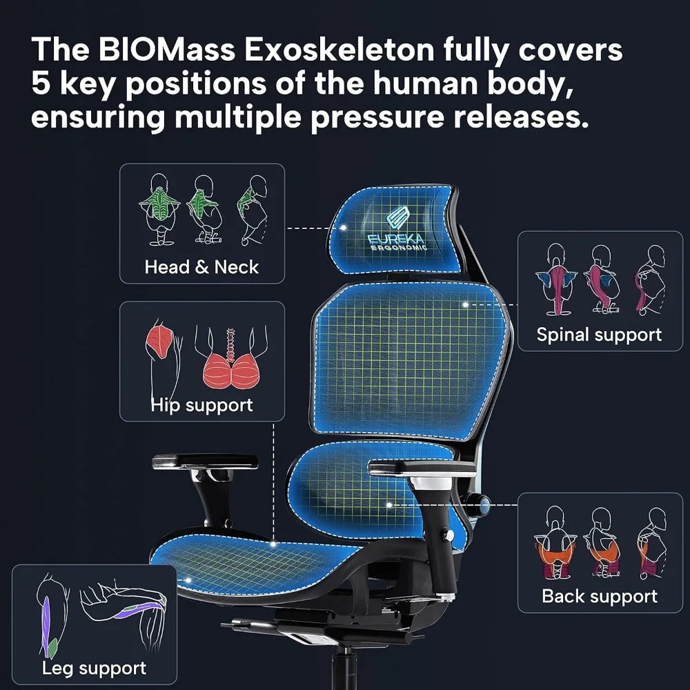 Typhon Ergonomic Gaming Chair with Lumbar Support and 4D Armrests - Antland Marketplace