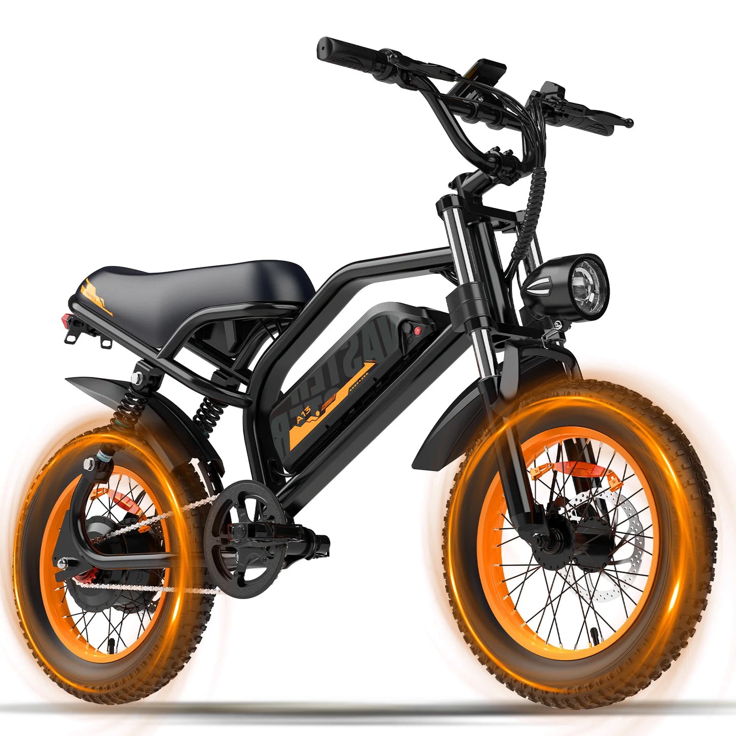VDL Mountain Fat Tire E Bike 16 Inch 800W Removable Battery
