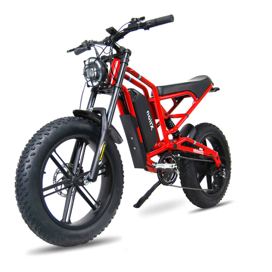 Xtion 750W 48V Electric Mountain Bike Fat Tire 20 Inch LCD Display UL Certified