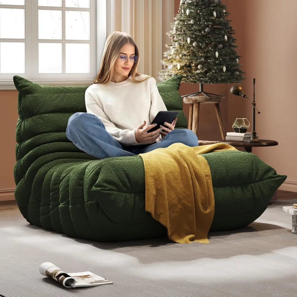 Bean Bag Chair Fireside For Adults Teens High Foam Non Slip