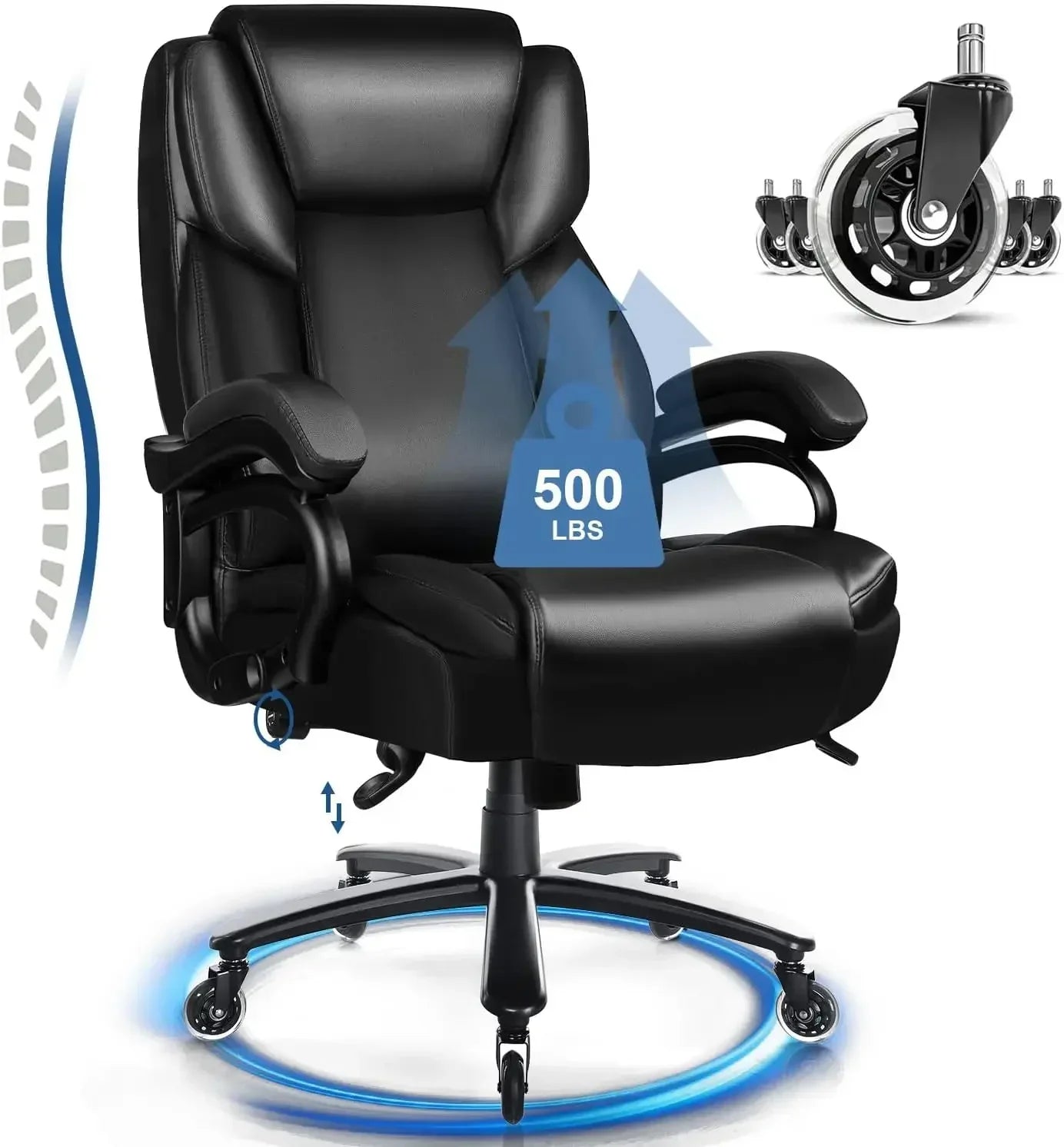Heavy Duty Office Chair for Big and Tall Comfort - Antland Marketplace