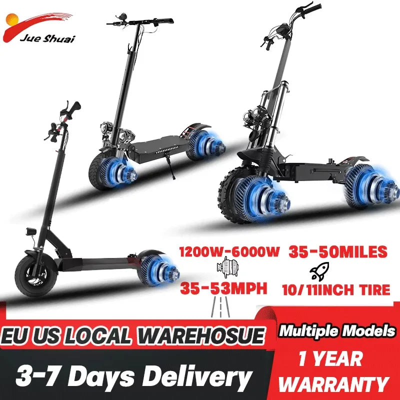 Electric Scooter For Adults Dual Motor Folding With Removable Seat