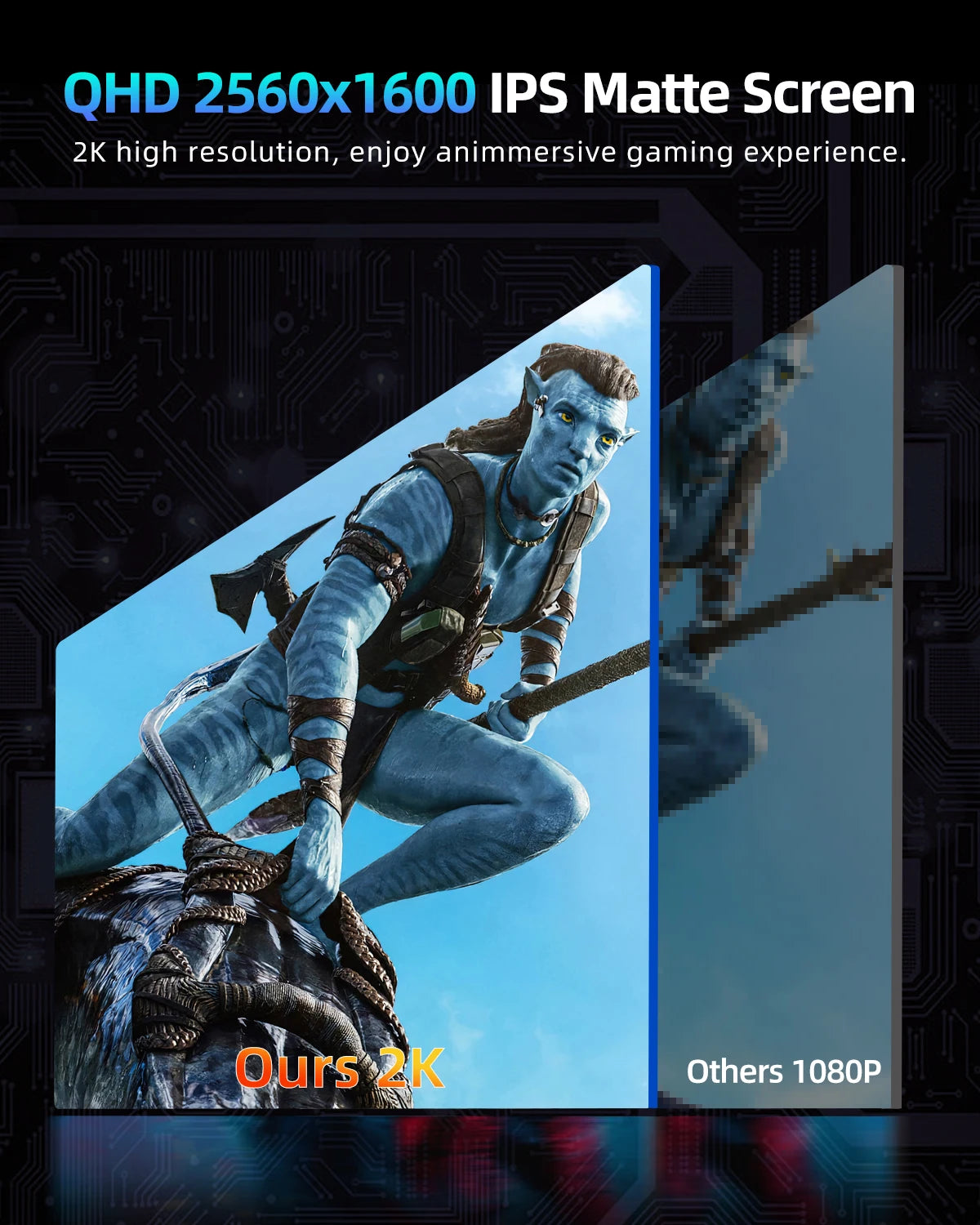 UPerfect UGame B118 2K HDR FreeSync Monitor 144Hz Gaming