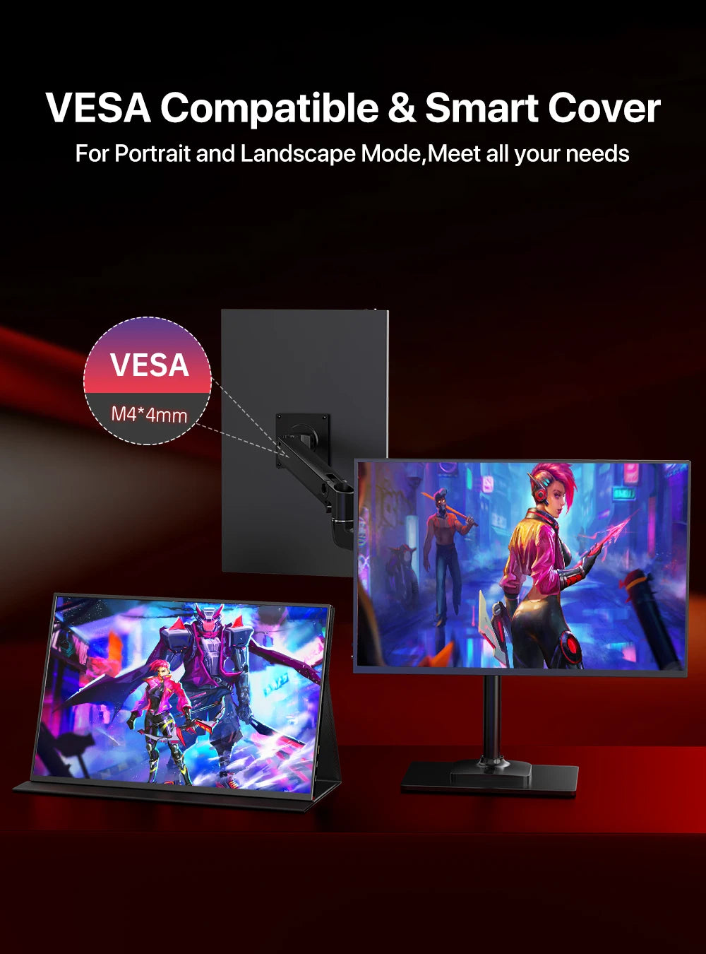 UPerfect UGame B118 2K HDR FreeSync Monitor 144Hz Gaming