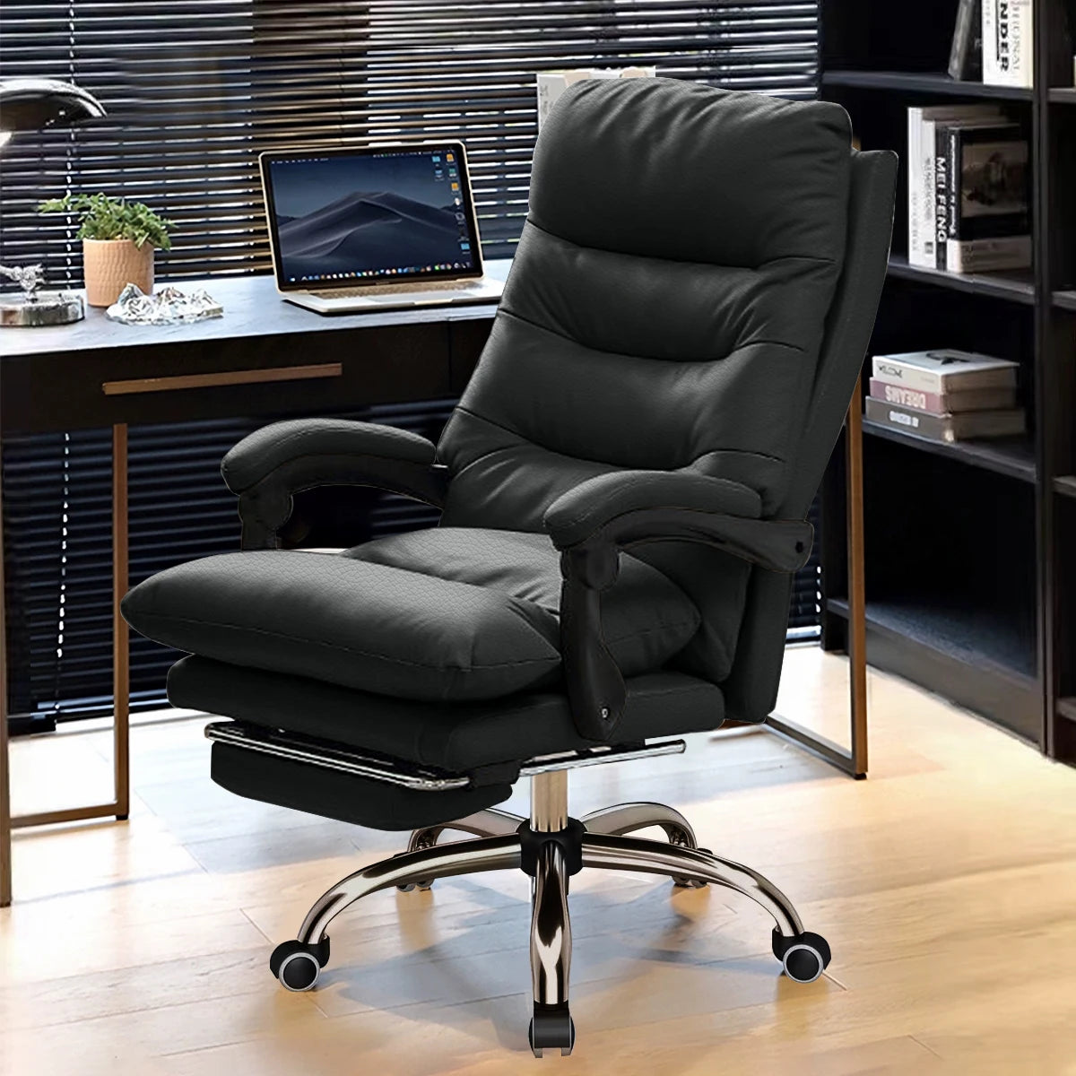 Comfortable High Back Executive Office Chair with Footrest - Antland Marketplace