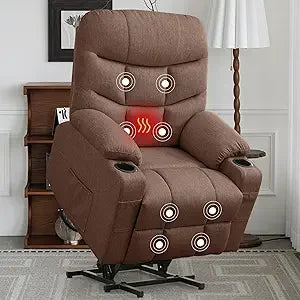 Power Recliner Chair with Massage and Heating for Comfort - Antland Marketplace