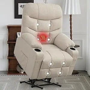 Power Recliner Chair with Massage and Heating for Comfort - Antland Marketplace