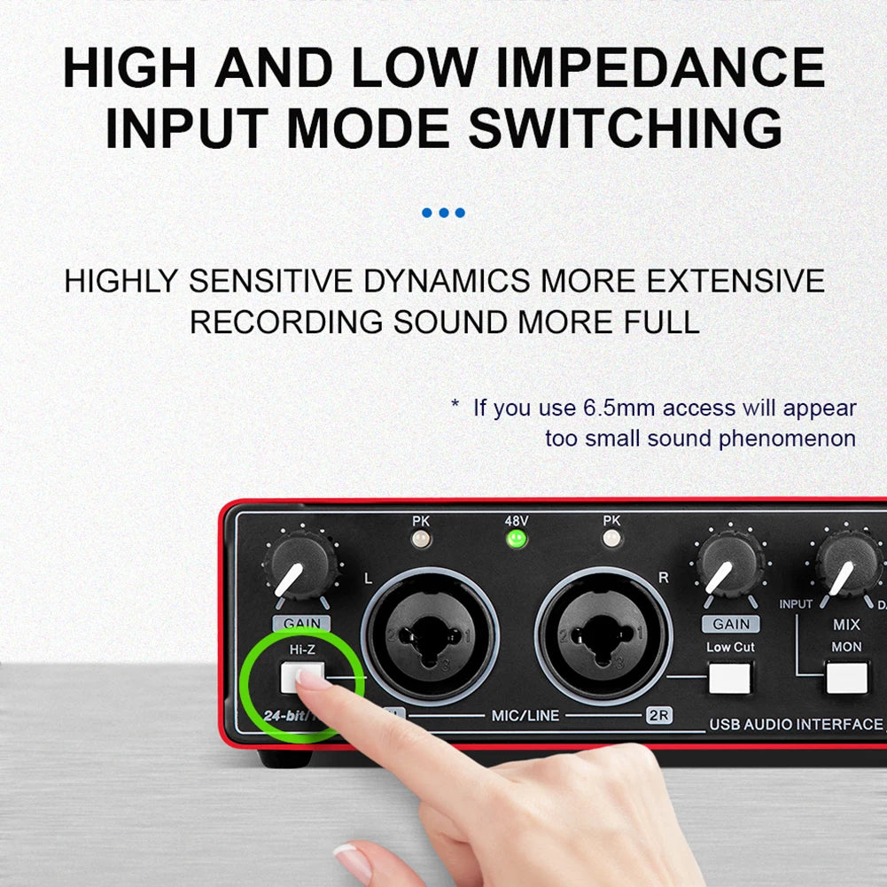 MD22 USB Audio Interface with 48V Phantom Power