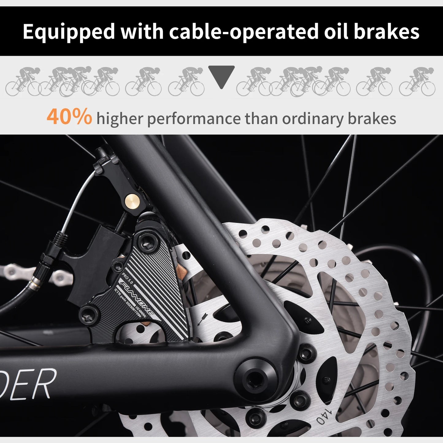 Kootu Carbon Fiber Road Bike with Shimano R7000 22 Speed - Antland Marketplace