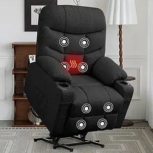 Power Recliner Chair with Massage and Heating for Comfort - Antland Marketplace