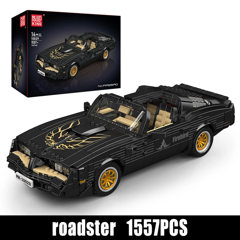 Mould King 10029 Firebird Retro American Sports Car Set