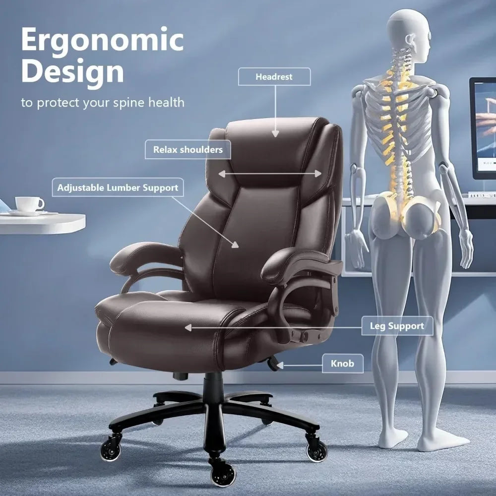 Heavy Duty Office Chair for Big and Tall Comfort - Antland Marketplace