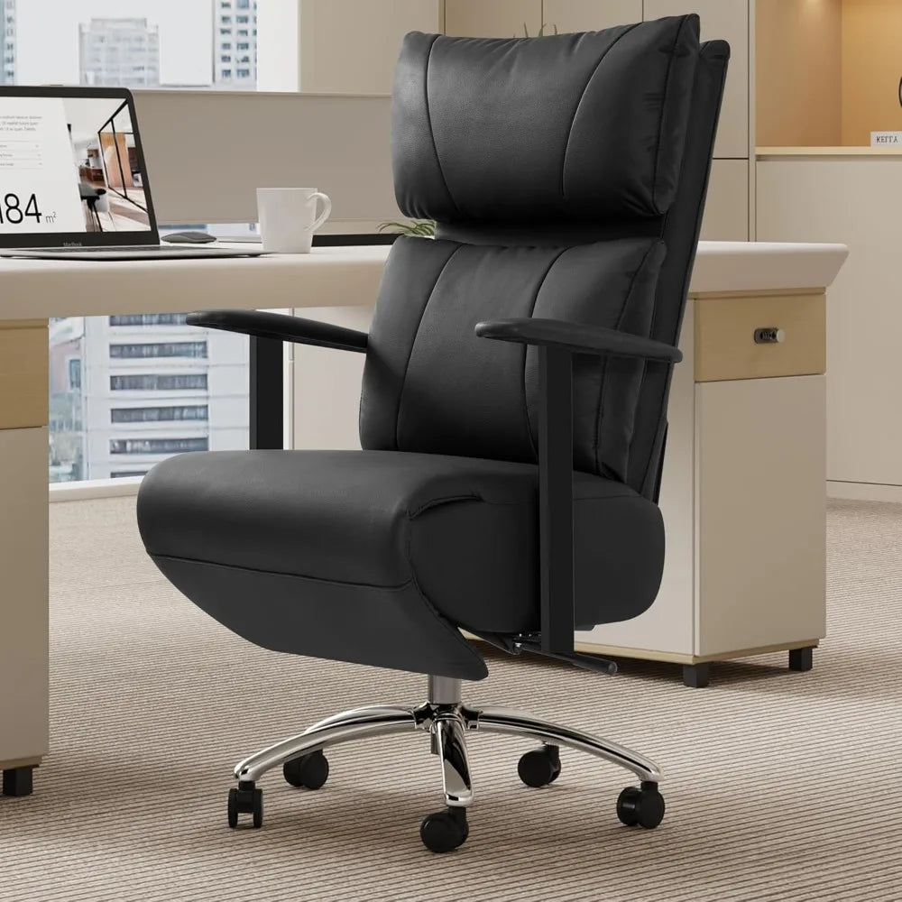 Ergonomic Reclining Office Chair with Adjustable Headrest - Antland Marketplace