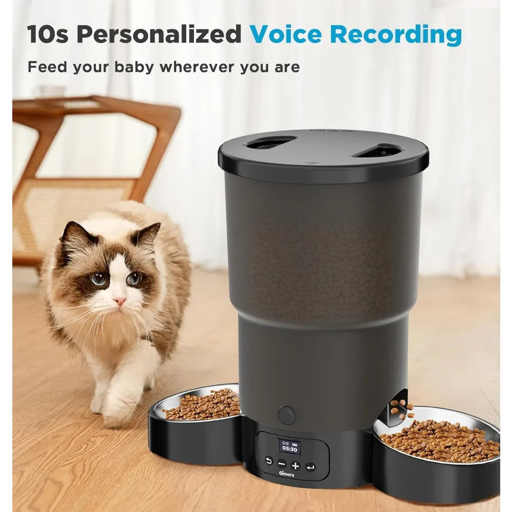 5L Automatic Cat Feeder for Multiple Pets with Programmable Meals - Antland Marketplace