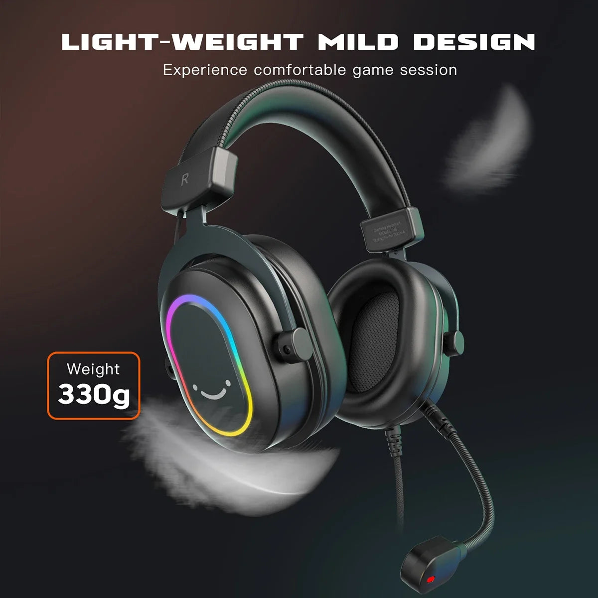 Fifine Dynamic RGB Gaming Headset with Surround Sound - Antland Marketplace