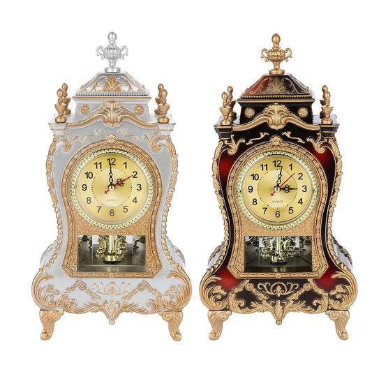 Vintage Style Plastic Desk Clock for Home and Hotel Decor - Antland Marketplace