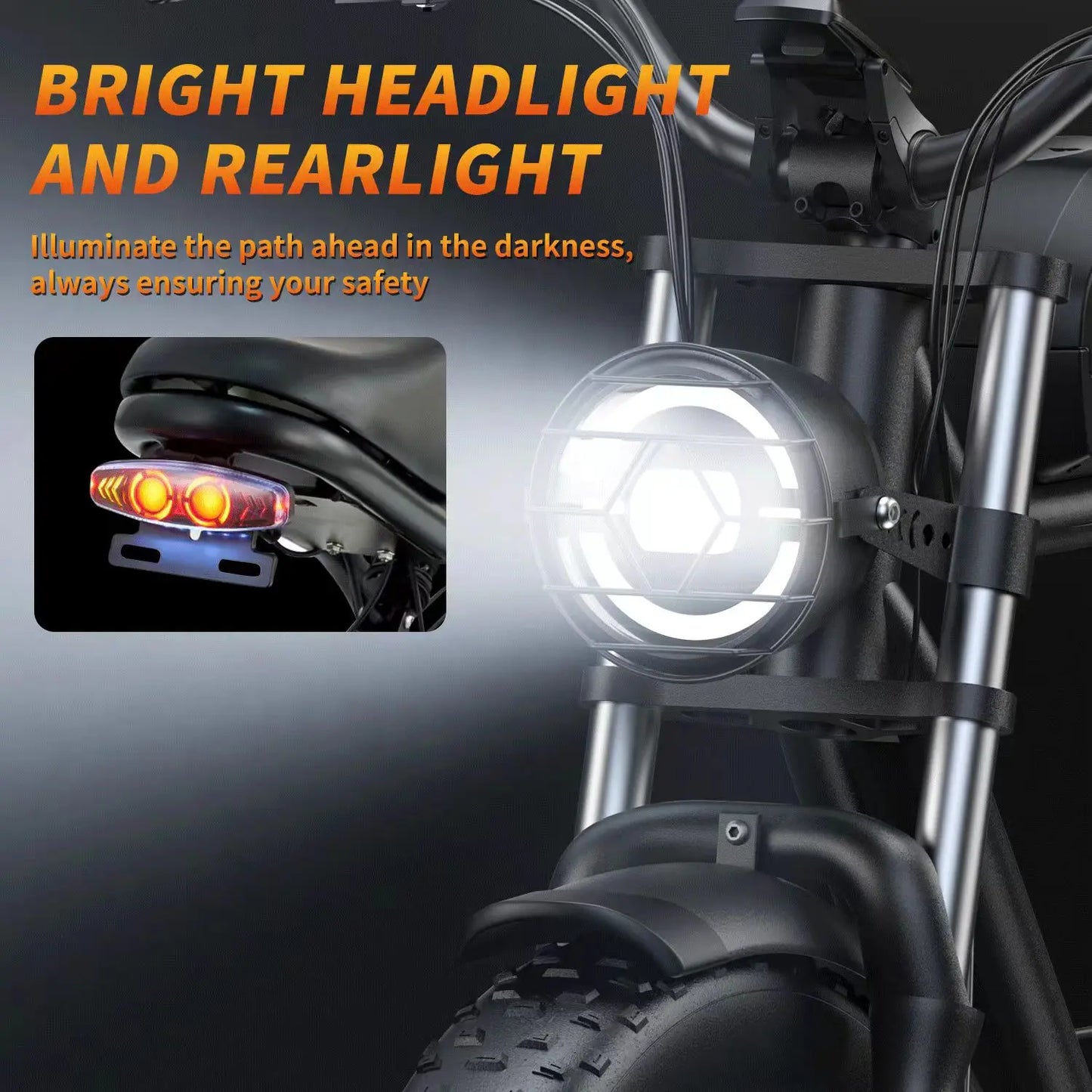 Kickwey K7 Off Road Electric Bike 1500W Fat Tire 48V 20Ah
