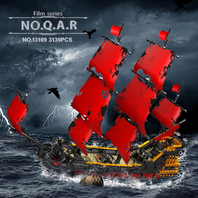 Mould King 13109 Queen Annes Revenge Pirate Ship Set