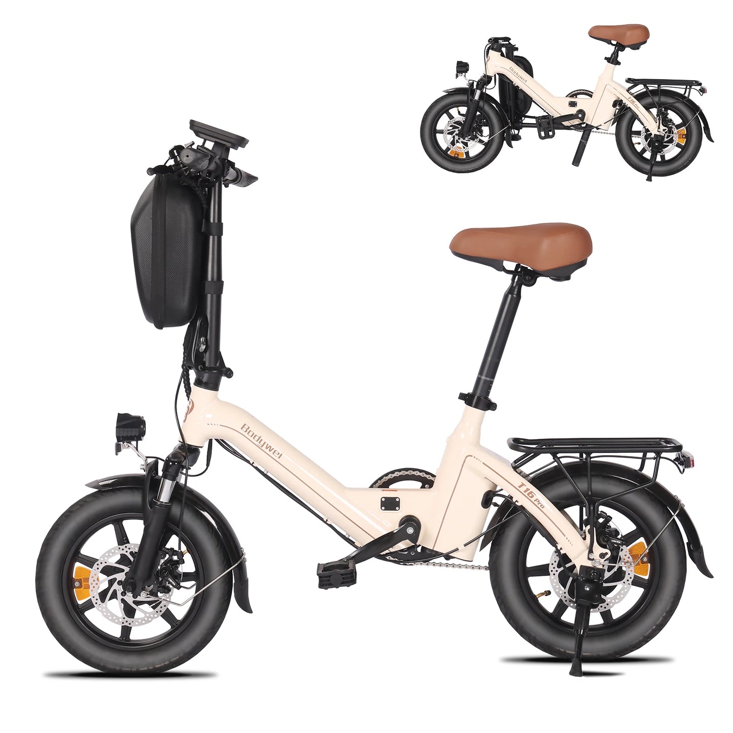 Bodywel T16PRO 14 Inch Foldable Electric Bike 250W 36V City E Bike