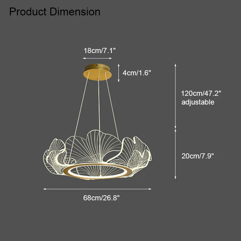 Modern Dimmable Chandelier Pendant Light for Bedroom Decor - Antland Marketplace